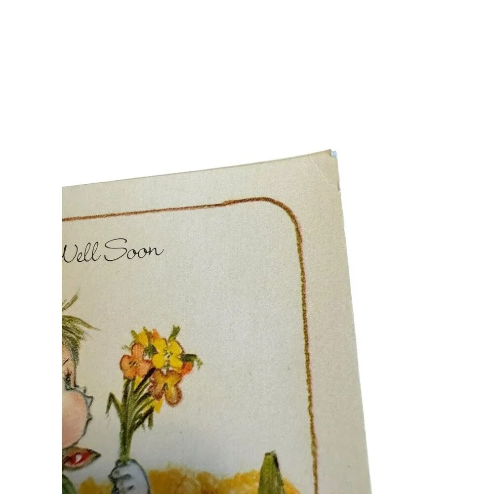 Little Children Greeting Card 1987 with Christian Bible Verses VTG Hummel‎ Style